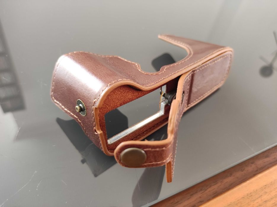 Capa Fujifilm XT200 em pele NOVA