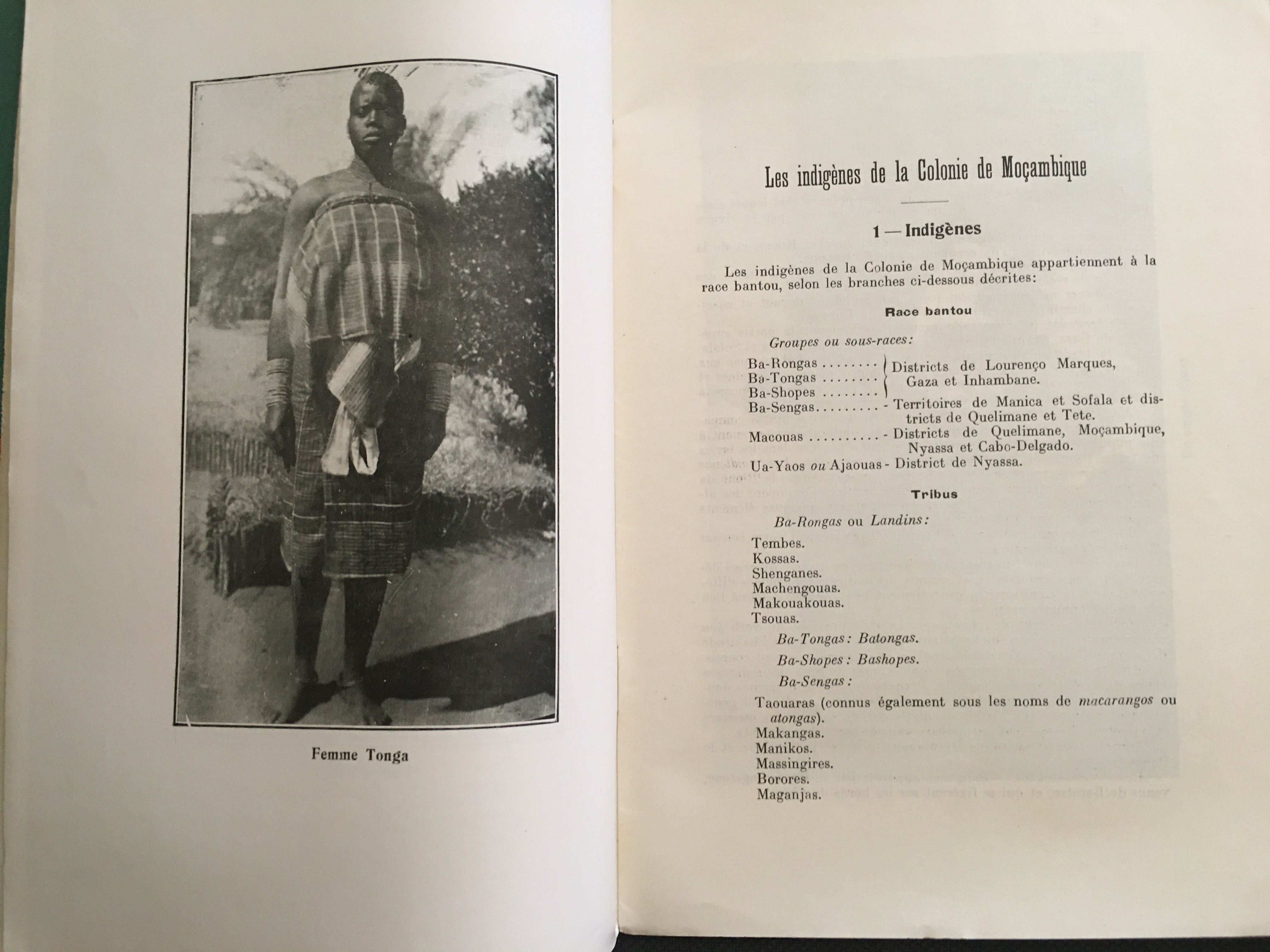 Los Negros/ Indígenas de Moçambique/ Colonização