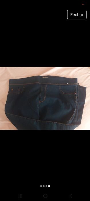 Calças ganga justas