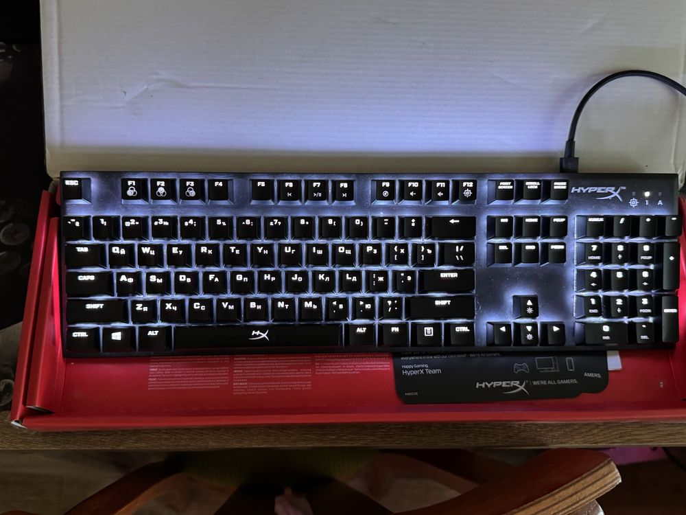 ІГРОВА клавіатура HyperX ALLOY FPS RGB мехінічна