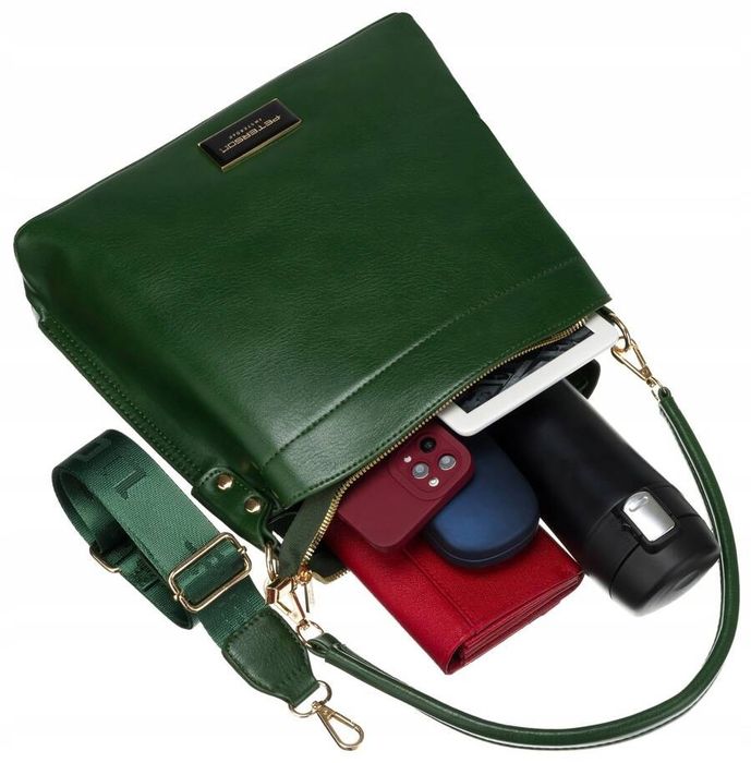 elegancka torebka damska ze skóry ekologicznej - peterson