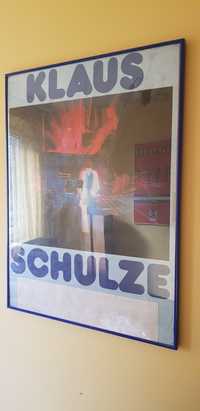 Plakat Klaus Schulze z podpisem. 1983