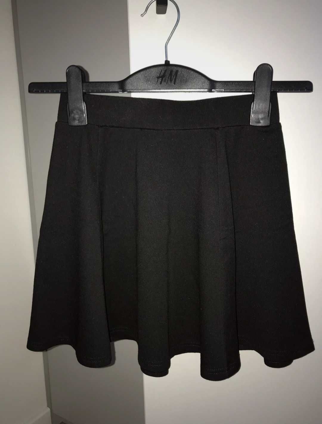 czarna spódnica bawełniana