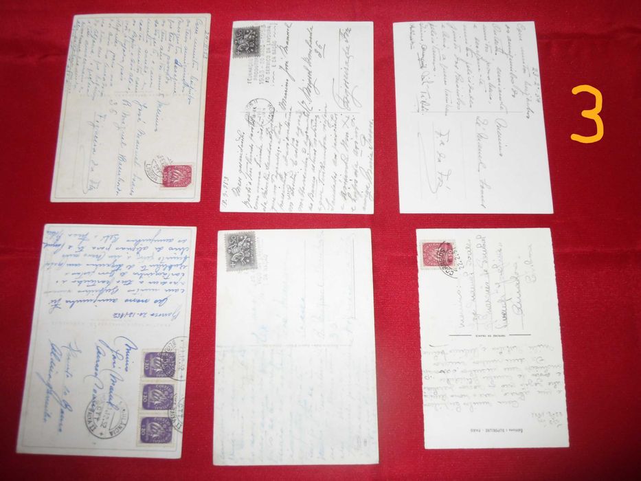 Postais antigos dos anos 50