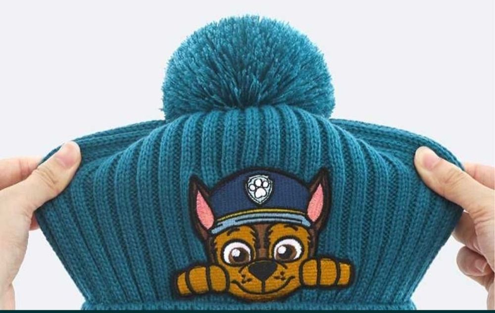 Зимняя шапка Щенячий патруль 1,5 - 6 лет paw patrol
