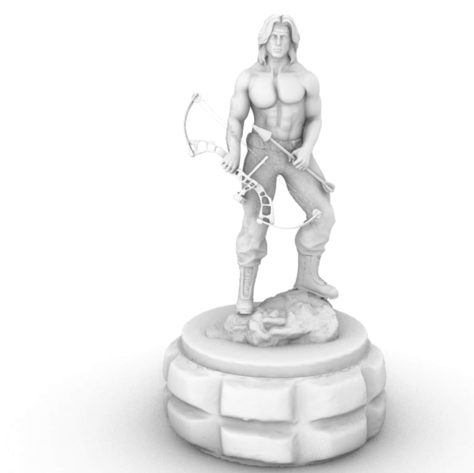 Rambo figurka 3D