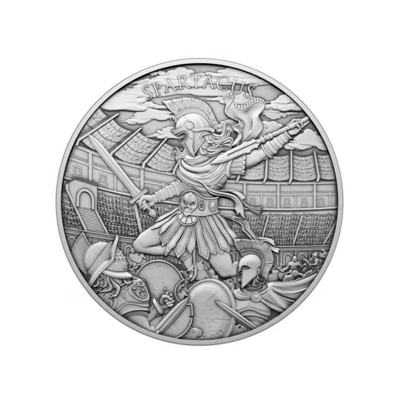 Medal srebrny Spartacus Legendary Warriors Spartakus 2024