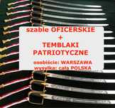 Szable do szpaleru slubnego, CALA POLSKA, temblaki patriotyczne Tanio
