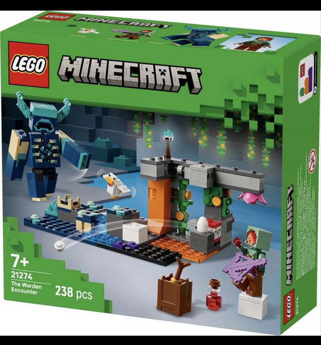 LEGO Minecraft 21274 Spotkanie ze strażnikiem