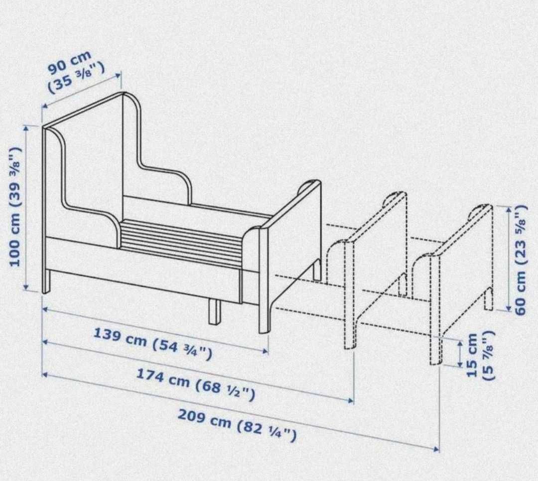 Cama extensível do IKEA