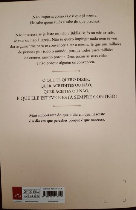 Livro " Ele está sempre contigo"