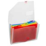 Teczka A4 Rainbow 6 przekładek Snopake folia,338x271 mm