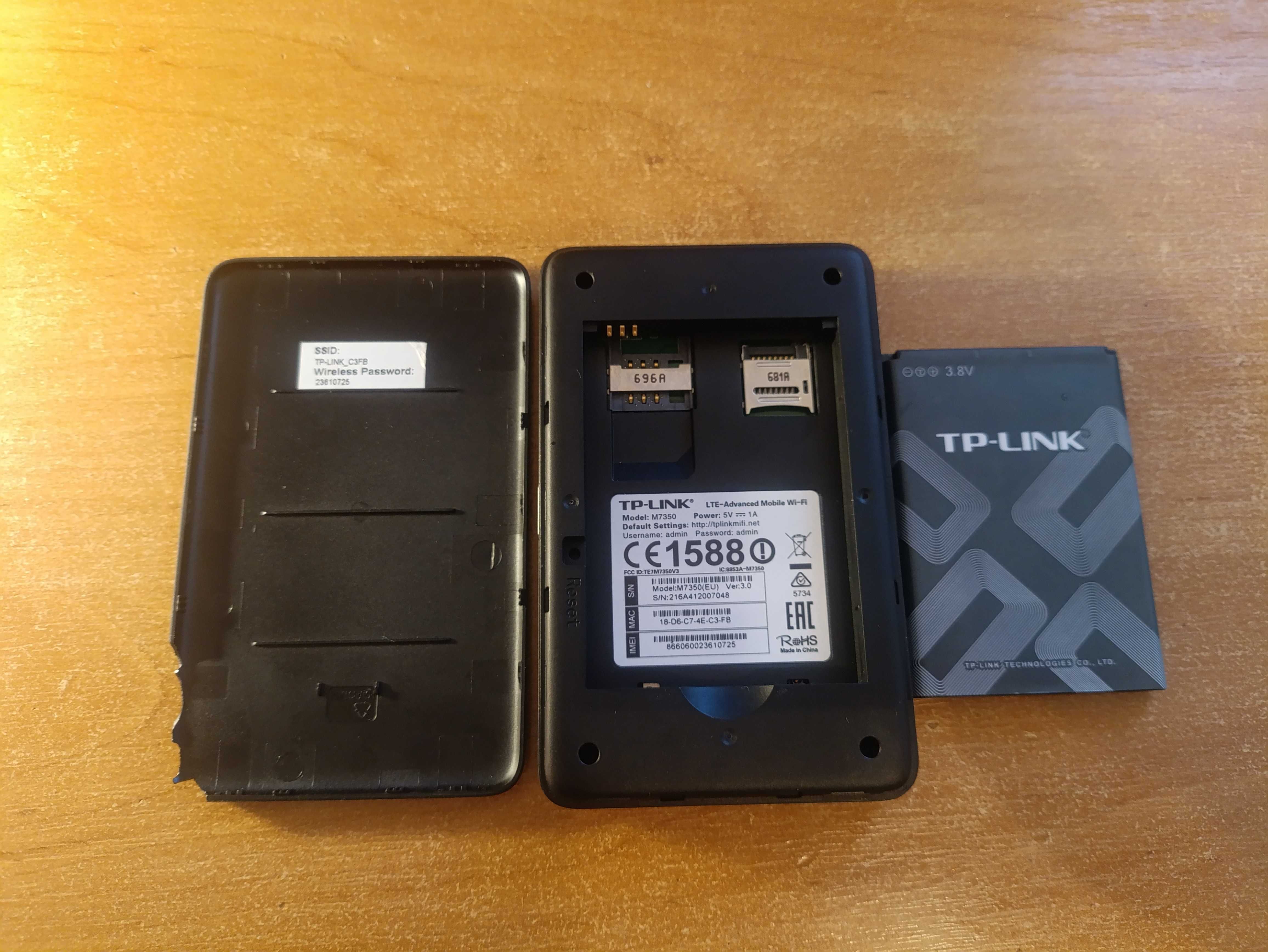 Мобільний Wi-Fi 4G LTE  TP-LinkM7350