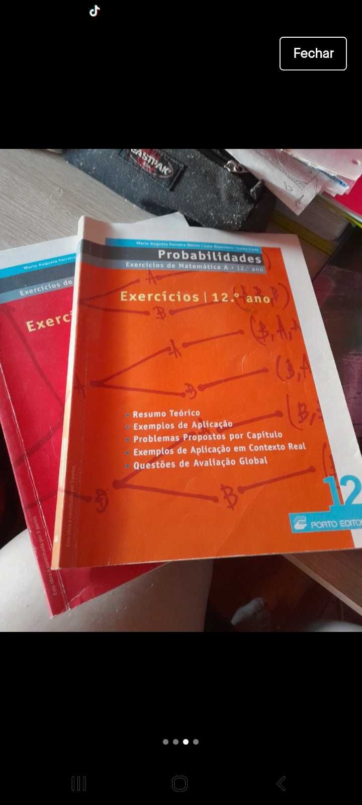 livros para testes matemática 12° ano