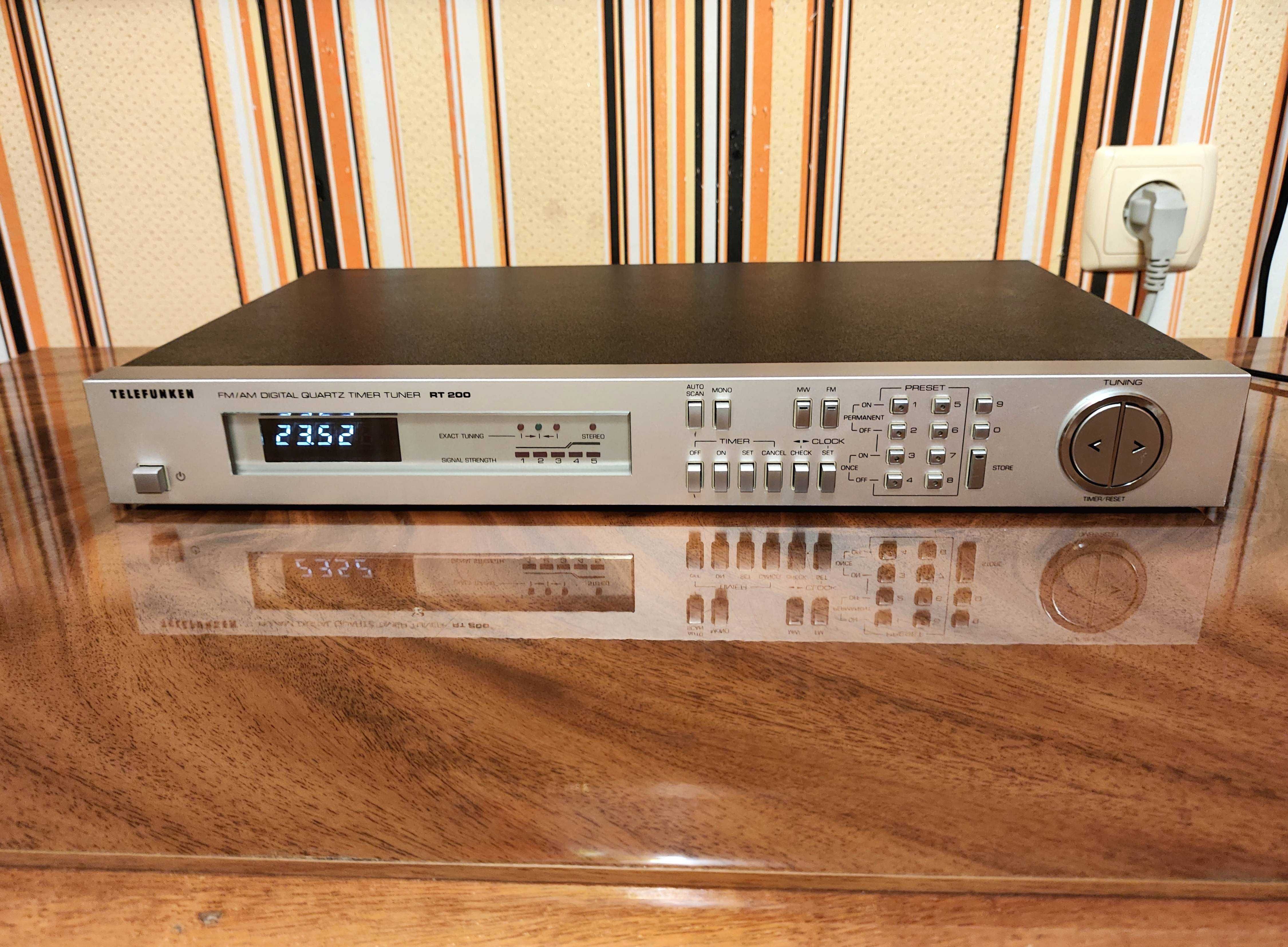 Telefunken RT200 Stereo, AM/FM тюнер, винтаж