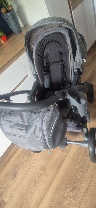 Wózek BEBETTO BRESSO PREMIUM CLASS 2w1, adaptery, Nosidełko Avionaut