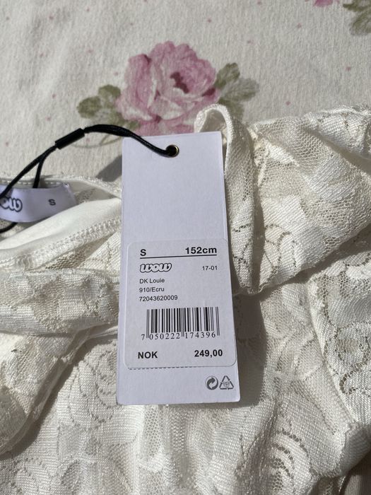 Biała sukienka krótka koronkowa XXS 32 XS 34 nowa coquette