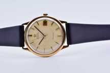 Przepiekny złoty zegarek męski Omega Geneve złoto 375 vintage cal. 565
