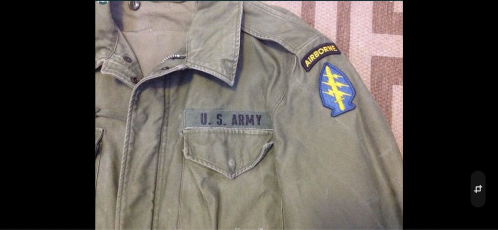 Куртка мужская милитари M-51.США. Оригинал.