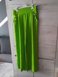 Spodnie szerokie zielone