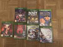 Zestaw gier xbox one/series x crash, bendy, bully, tekken inne