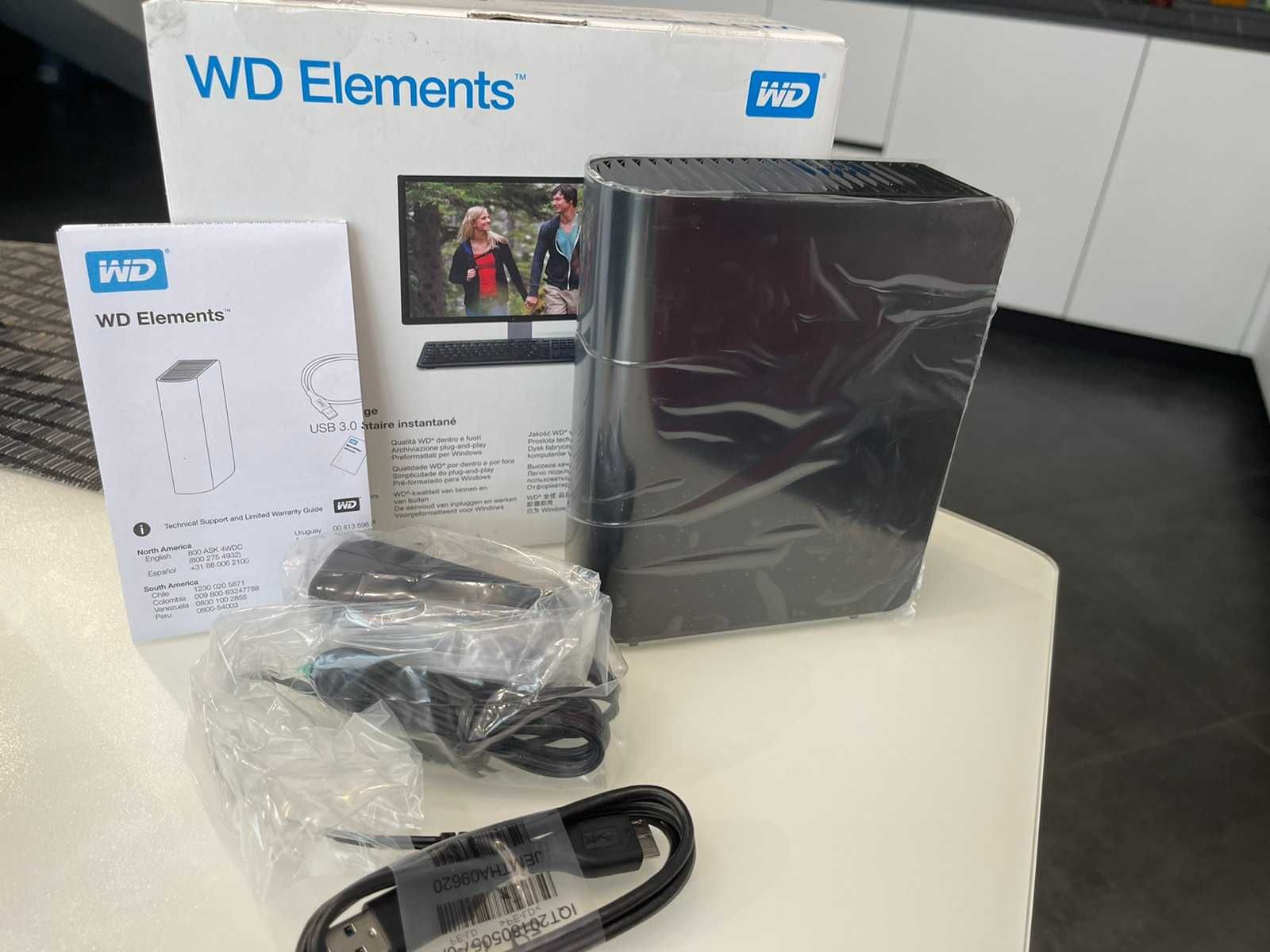 WD Elements Desktop 4TB  3.5" USB 3.0 - новый