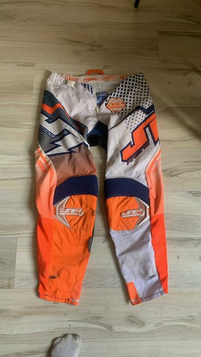 Strój na cross enduro r 34 i rozmiar L Koszulka i spodnie