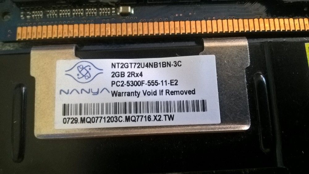 Pamięć ram PC2-5300F-555-11-B0 Serwerowe ECC