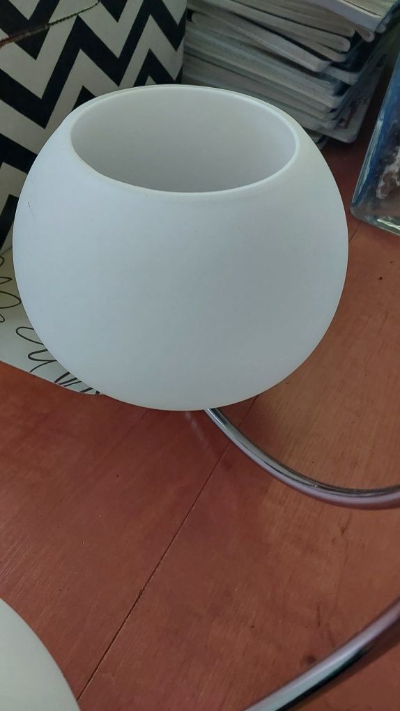 Klosz szklany do żyrandola 2 szt.