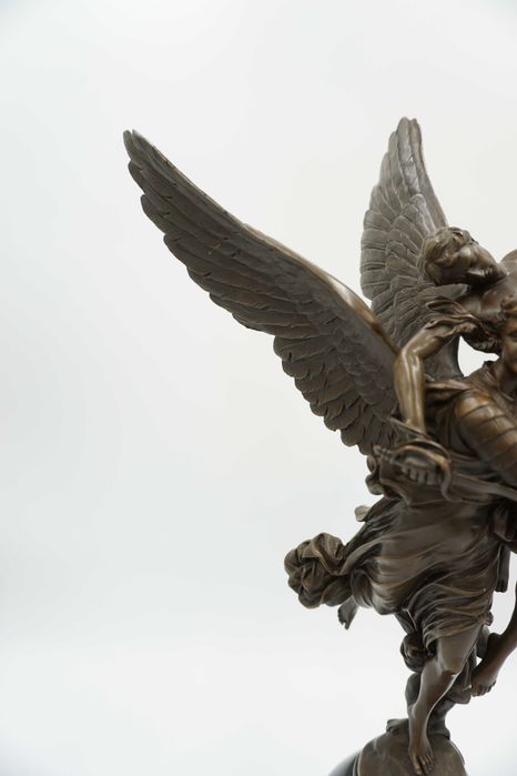DUŻA figura z brązu gloria victis-chwała zwyciężonym