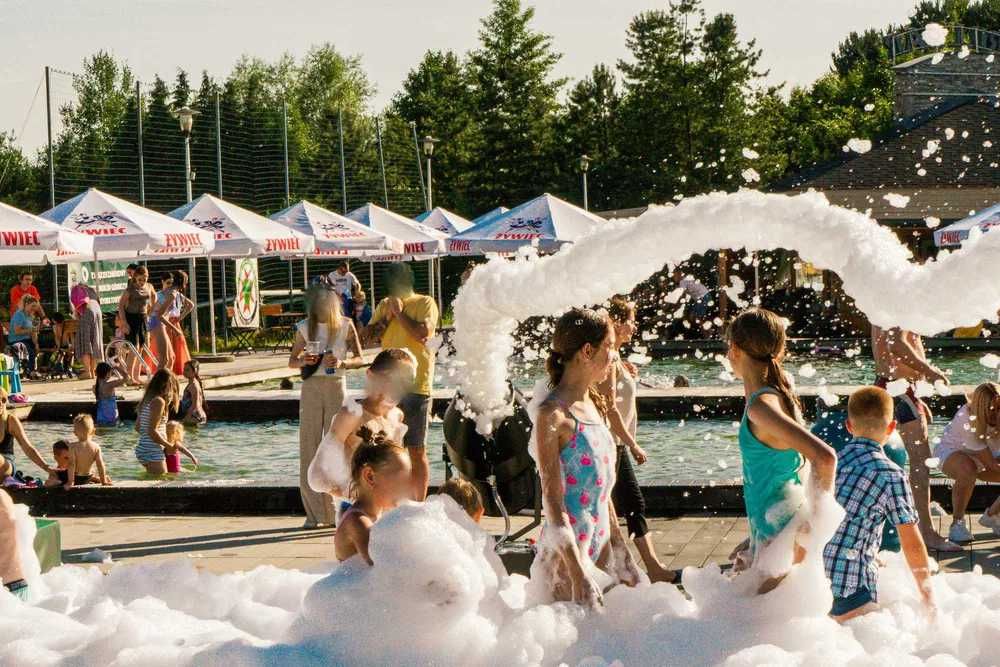 Piana party wytwornica do piany 360 armatka dmuchaniec zjeżdżalnia