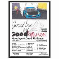 Plakat obraz album w ramce Juice WRLD Goodbye & Good Riddance