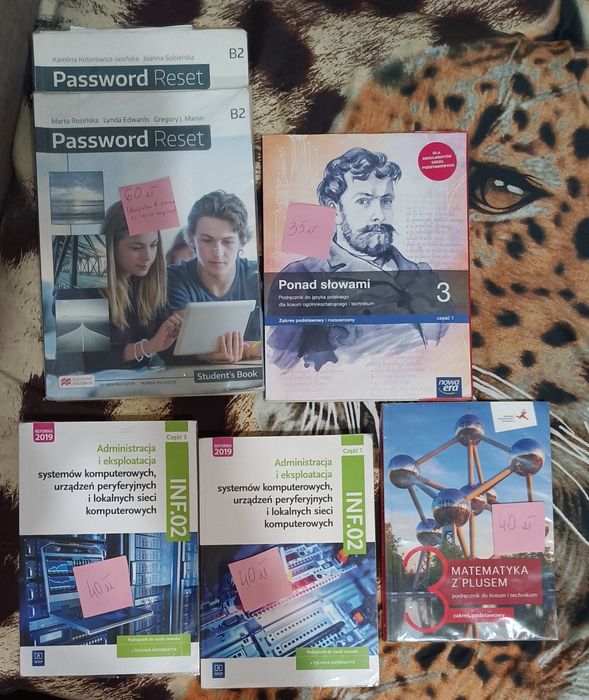 Zestaw książek do szkoły średniej