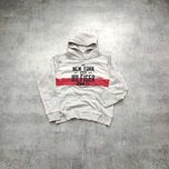 DAMSKA Bluza z Kapturem Szara Elegancka duże Logo Tommy Hilfiger Denim
