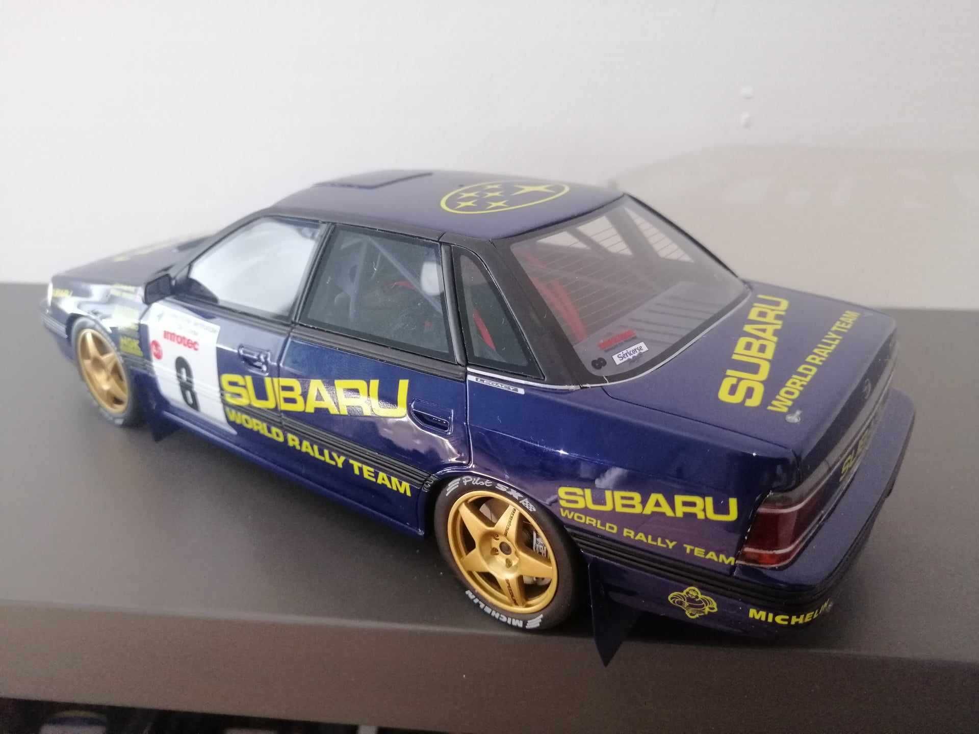 Model Rajdowy Subaru Legacy 1:18 C.McRae/N.Grist