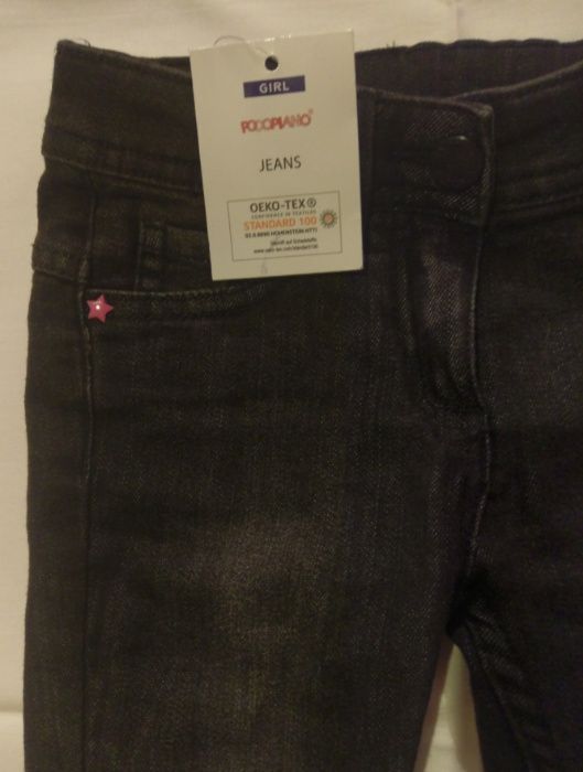 Spodnie jeans czarne rurki Papagino 92 cm Kup w zestawie