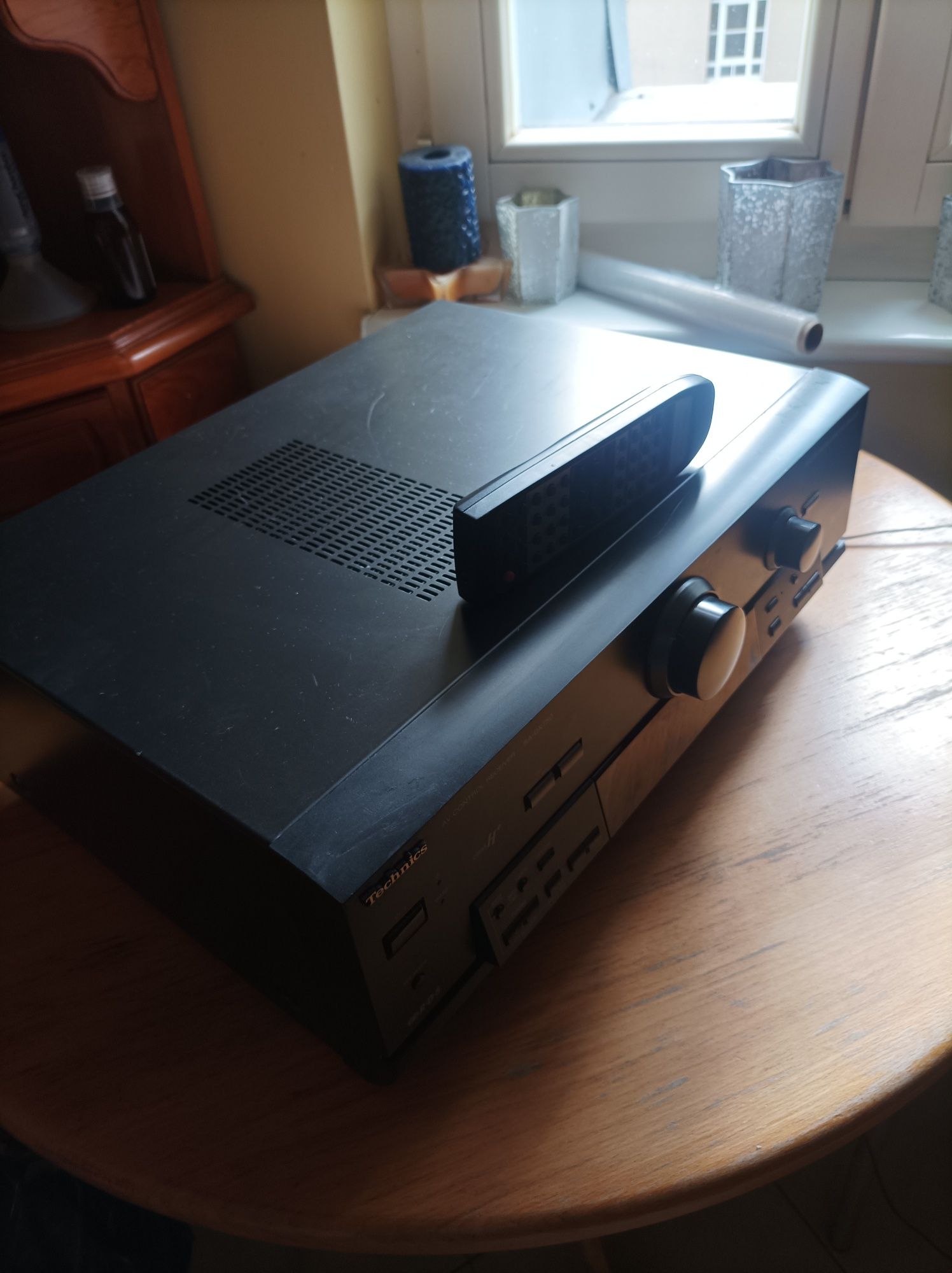 Amplituner Technics SA-DX750 plus pilot orginalny