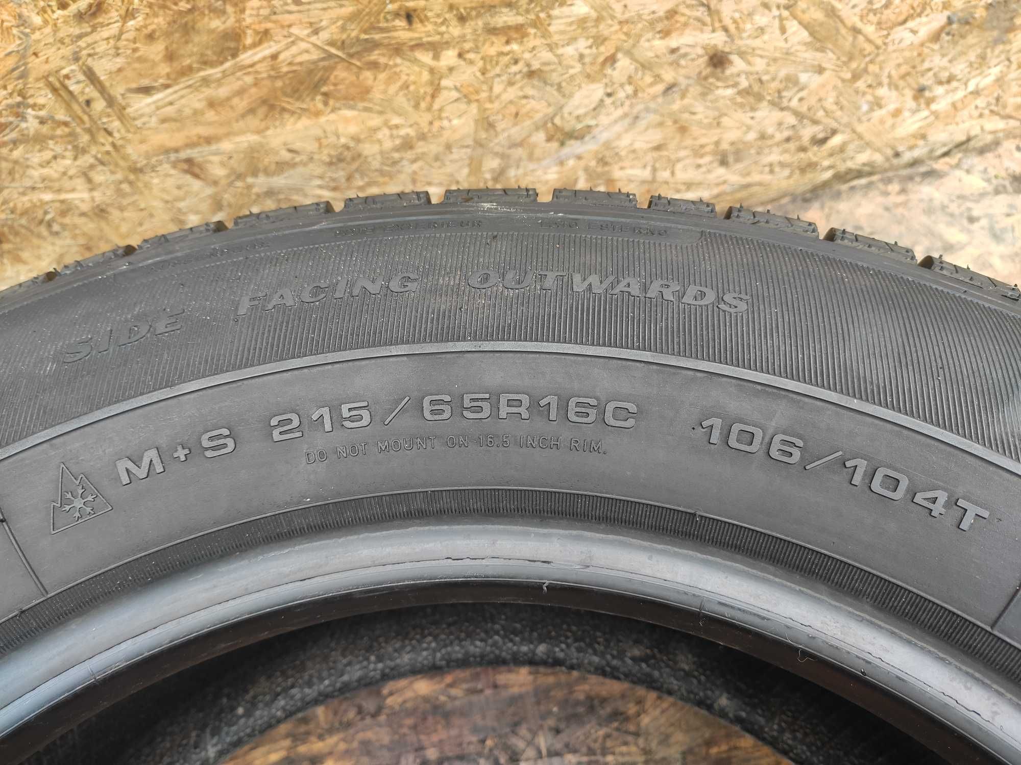 1x 215/65R16 C Goodyear Cargo Vector 2