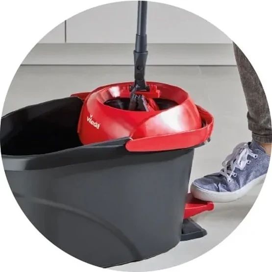 Mop Obrotowy Wiadro Vileda Ultramat Turbo Set Obrotowa Wyciskarka