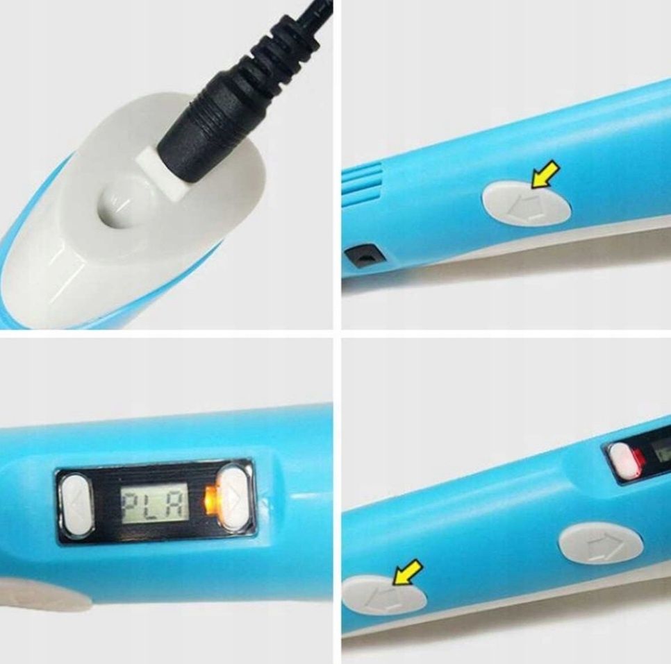 2w1 DŁUGOPIS DRUKARKA 3D dla dzieci + Wkłady 115 metrów