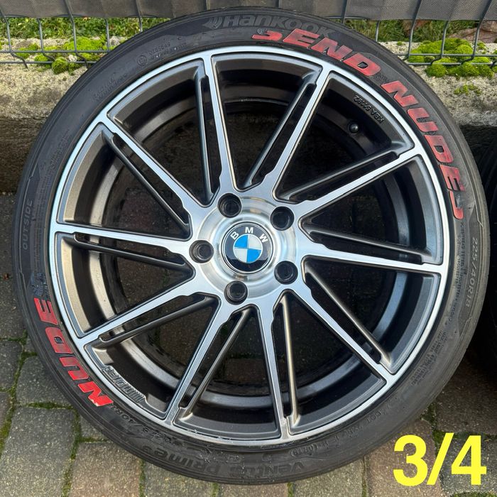18 cali BMW e90 e91 e46 f20 f30 f31 felgi koła komplet 5x120 8J ET45
