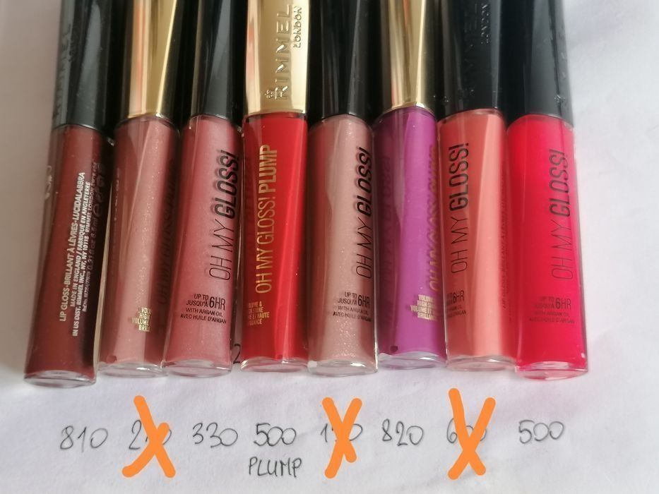 RIMMEL błyszczyk powiększający usta OH MY GLOSS! różne kolory nowy