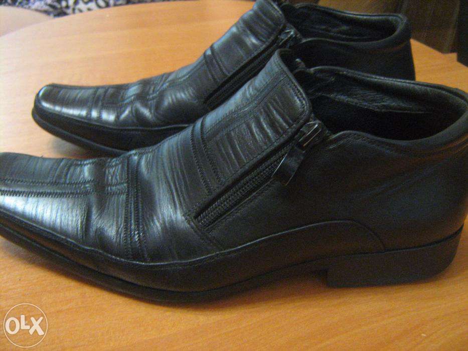 Мужские полусапожки кожа р.40.фирма ANTONIO GELO