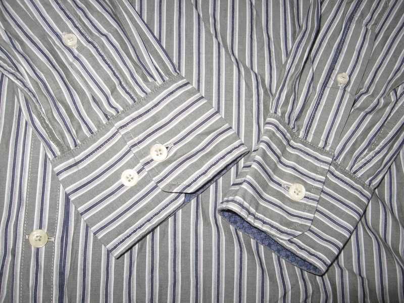 koszula długi rękaw Bugatti paski L 41 klata 120cm