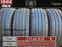 Шины БУ 235 60 R 18 Michelin latitude sport 3 AO комплект лето