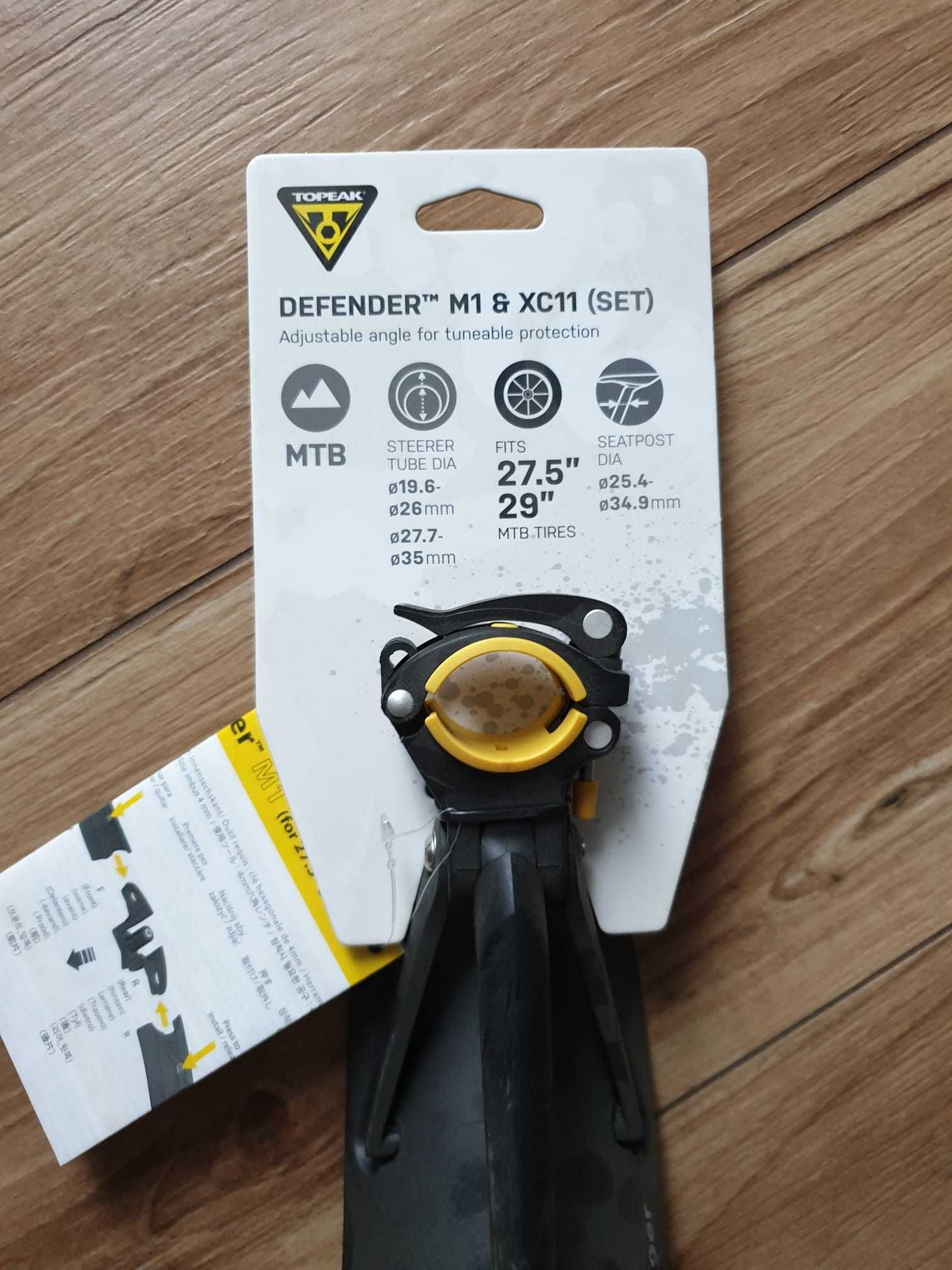 Zestaw błotników Topeak Defender M1 + XC11 27,5