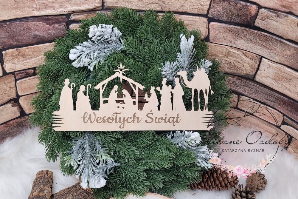 Napis Wesołych Świąt