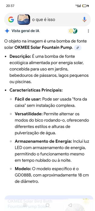 Bomba Fonte Solar +Artigos. Oportunidades