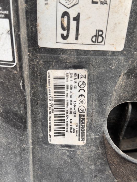 Myjka cosnieniowa Karcher HD 5/15c 5/15 C dysza obrotowa 230v