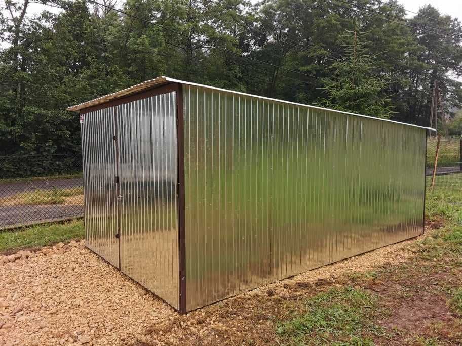 Garaż blaszany 3x5 Garaż blaszak Producent 4x6 2x3 6x5 6x6 Schowek